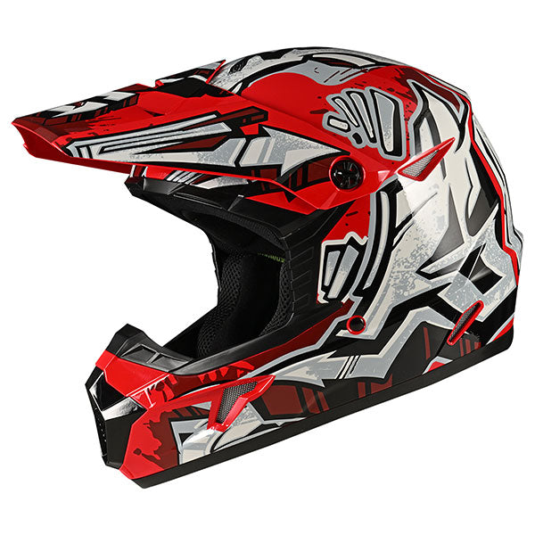 Gloss Red/Silver/Grey / 3XL