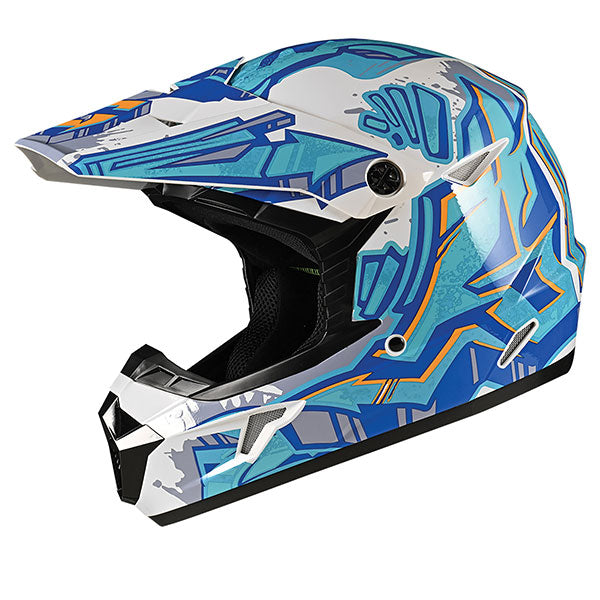 Gloss White/Blue/Grey / 3XL