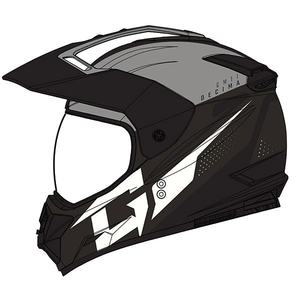 GMAX GM11 DECIMA DUAL SPORT SNOW HELMET