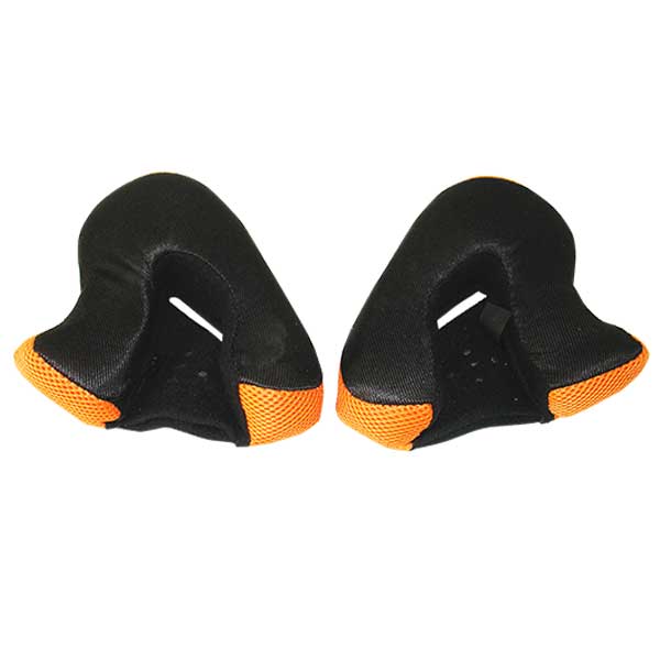 GMAX GM37 ORANGE CHEEK PADS